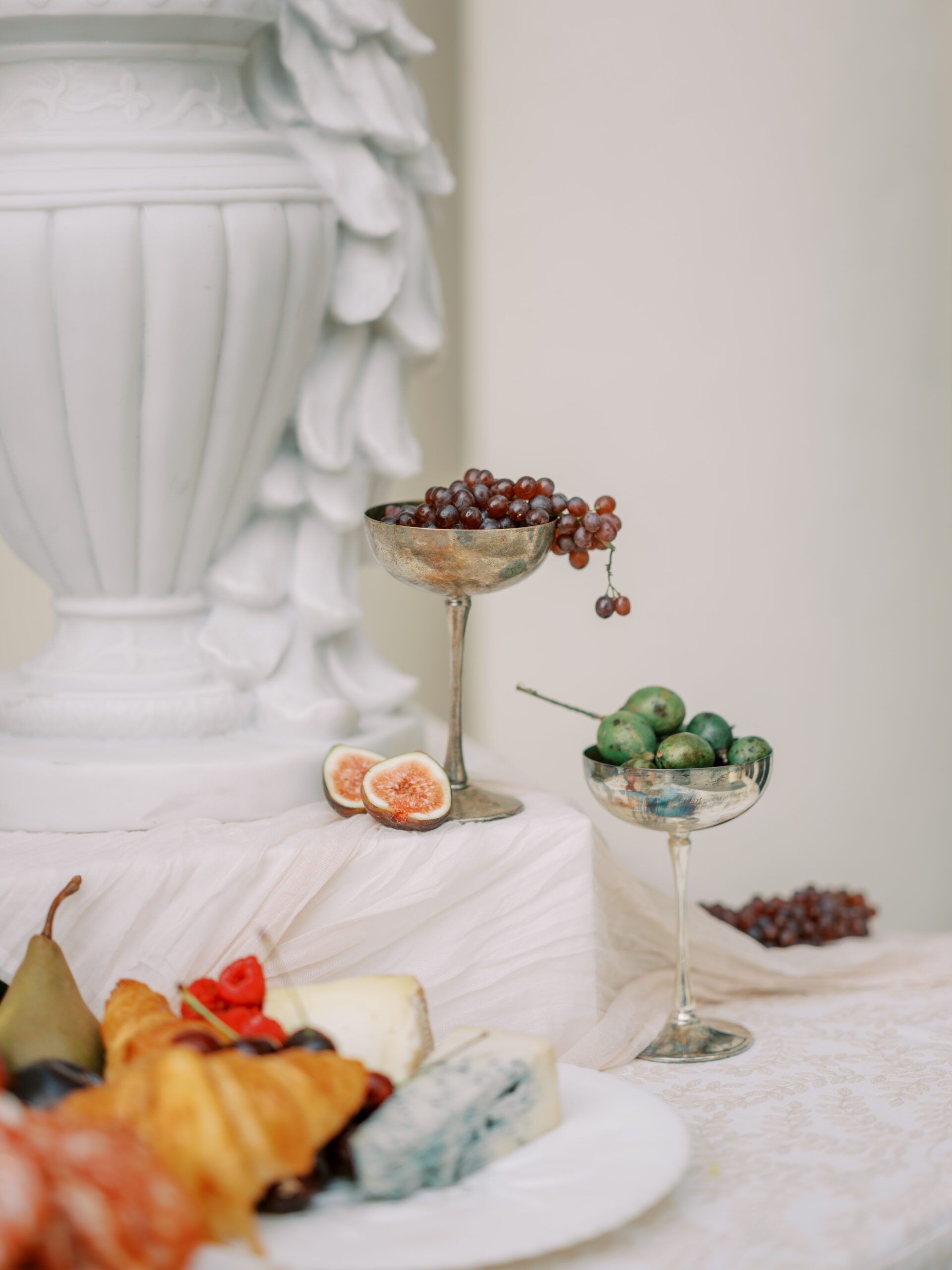 our wedding featured on the knot at wadsworth mansion with grazing table