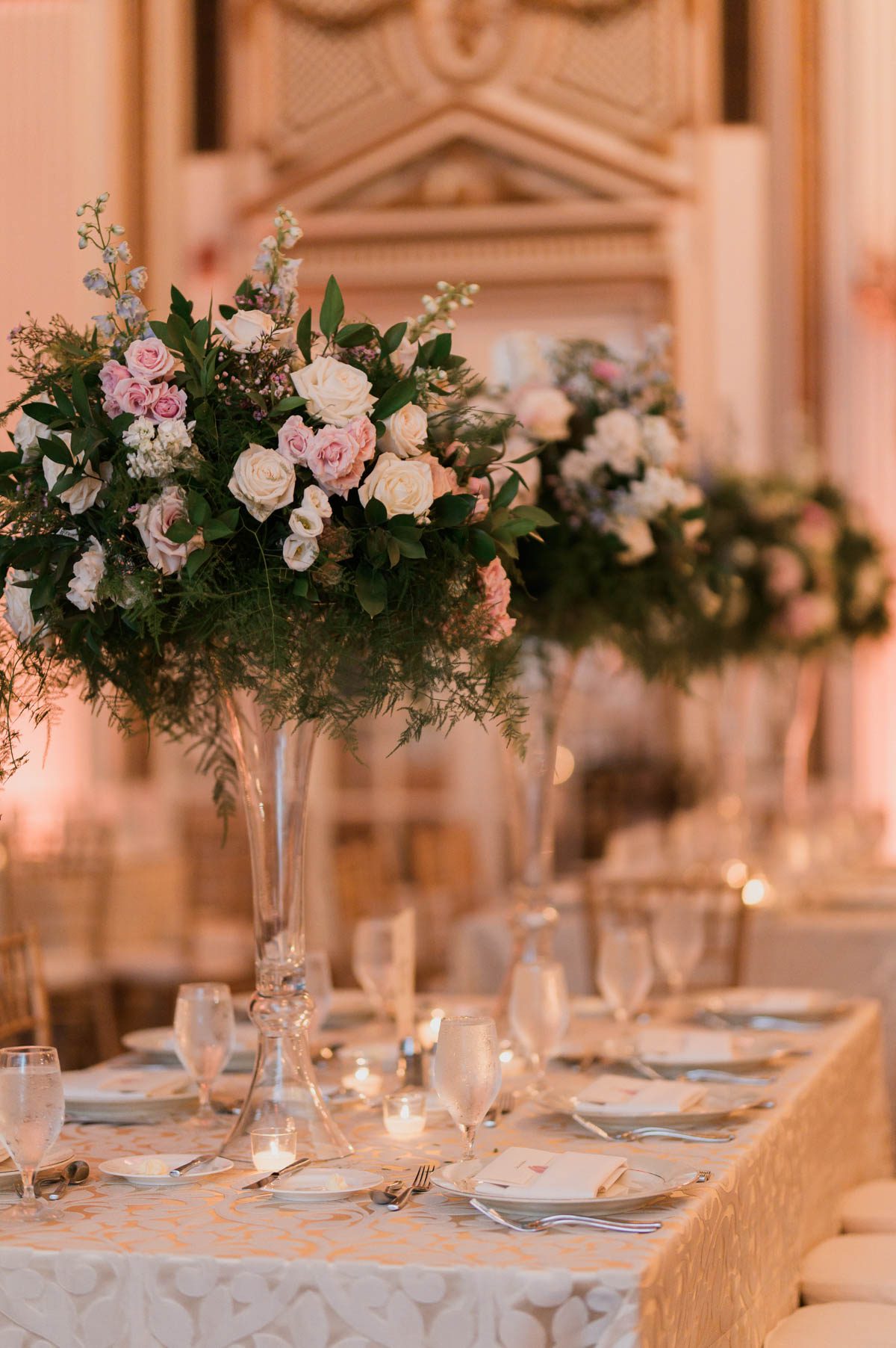 fairmont copley plaza wedding floral reception